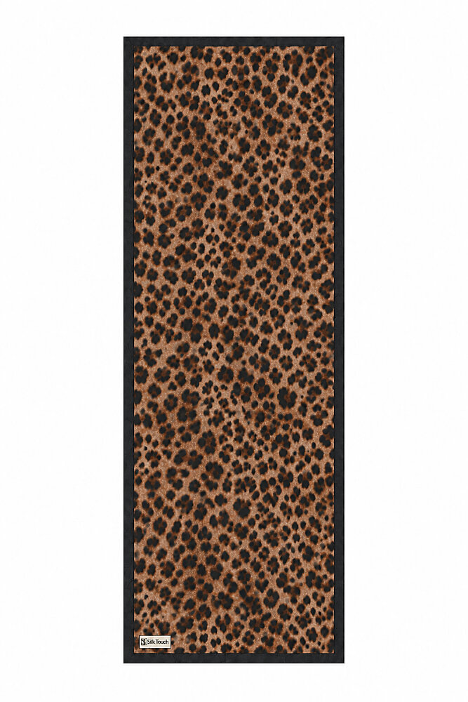 Acı Kahve Leopar Desen Kraş Şal - 2