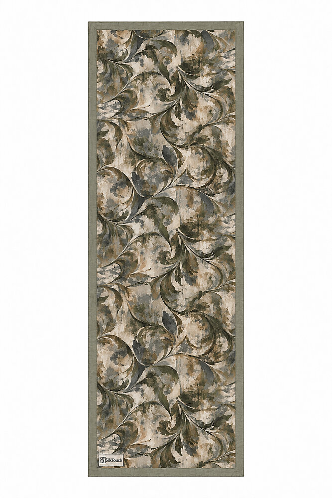 Adaçayı Yeşili Velora Desen Kraş Şal - 2