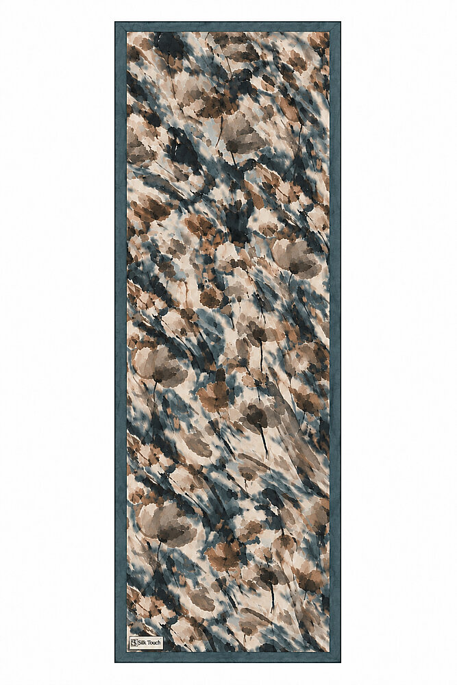 Aqua Gelincik Desen Kraş Şal - 2
