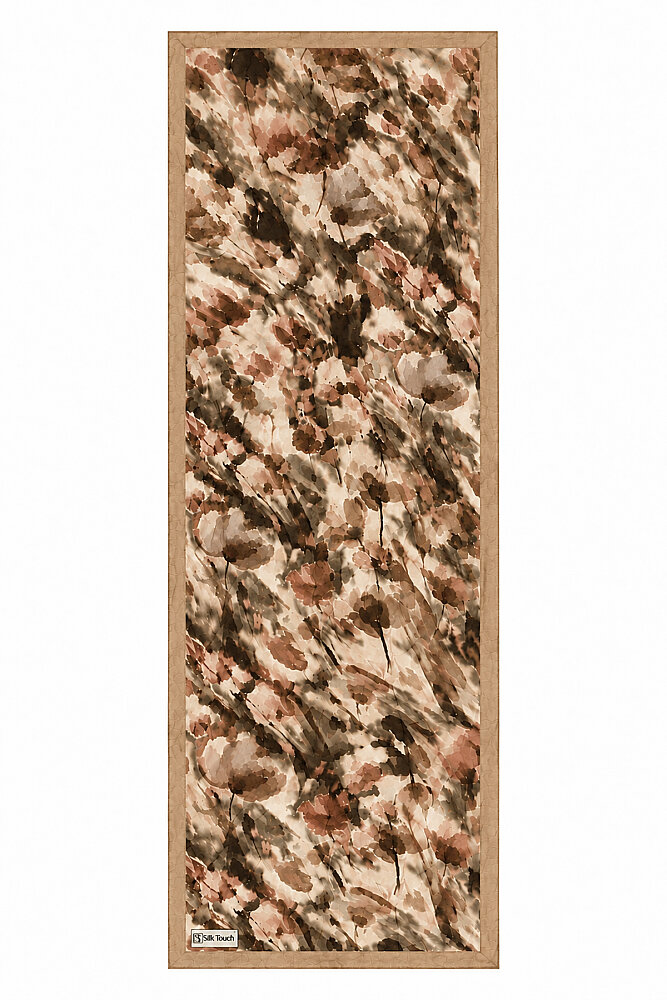 Bej Gelincik Desen Kraş Şal - 2