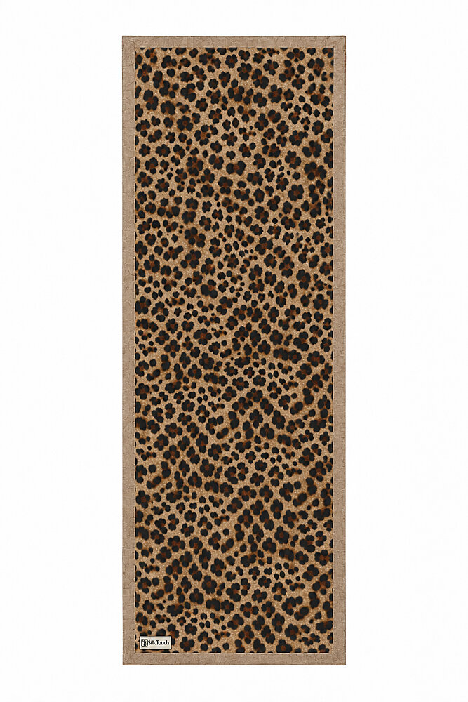 Bej Leopar Desen Kraş Şal - 2