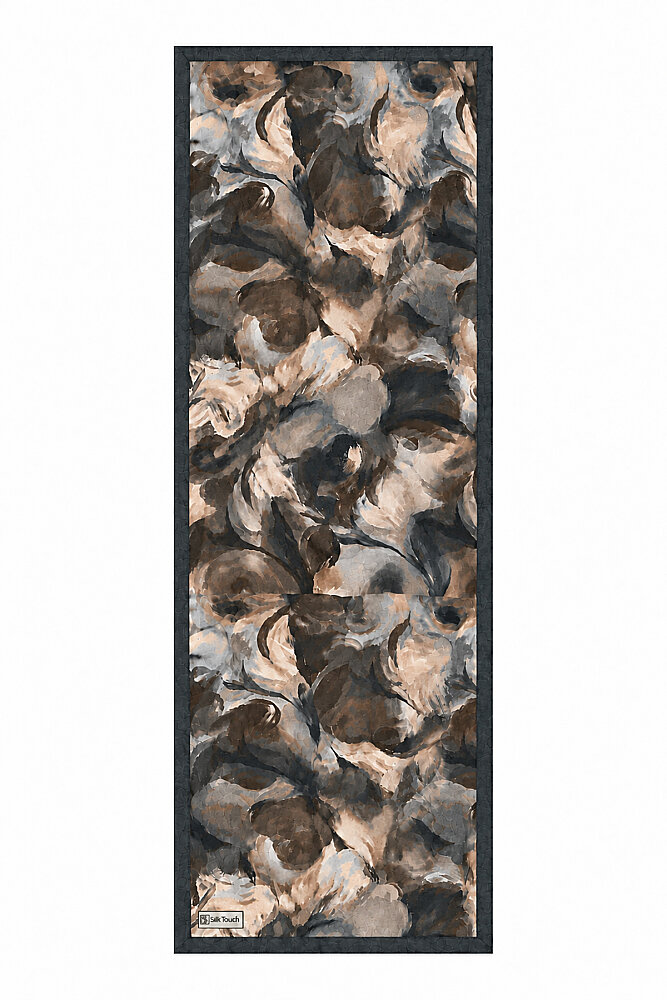Füme Canvas Desen Kraş Şal - 2