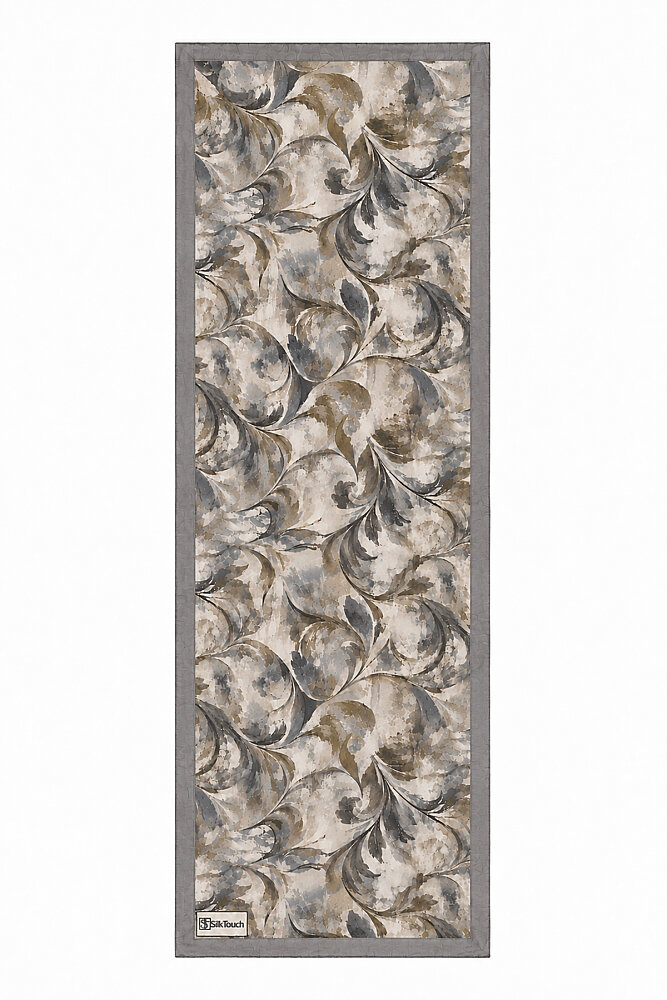 Gri Velora Desen Kraş Şal - 2