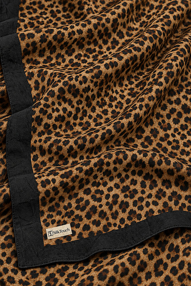 Leopar Leopar Desen Kraş Şal - 4