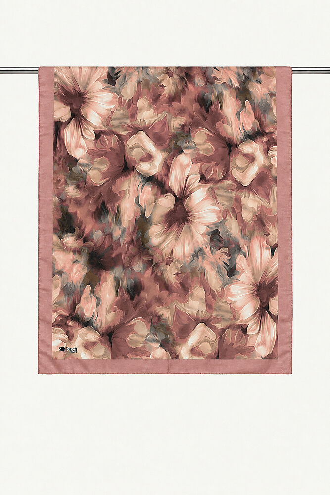 Pudra Romance Garden Desenli Organik Şal - 2
