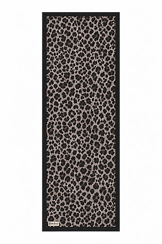 Siyah Leopar Desen Kraş Şal (1)